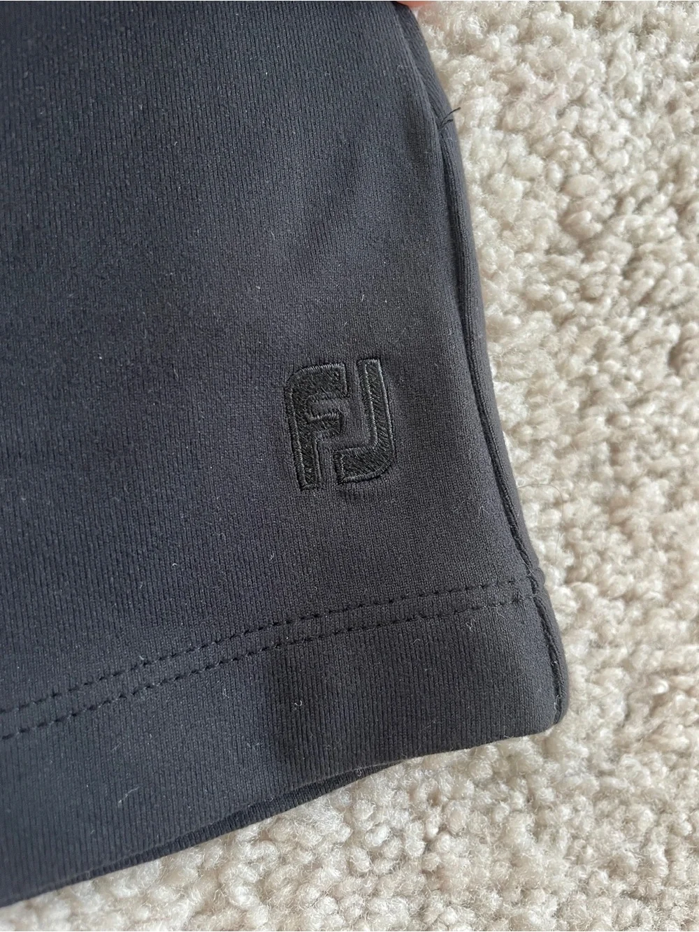 FootJoy Golfleisure Black Mid / High Rise Athletic Knit Golf Skort Size XL